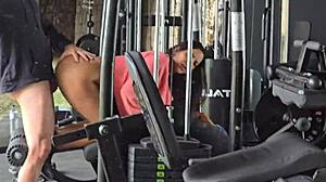 Hot Brunette Kel Macettare Fucked In Gym Condo