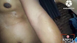 Amateur Asian Milf with Natural Tits in Homemade Creampie Scene