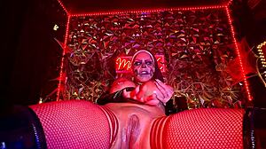 Sinister nun performs in Halloween hell