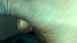 Big black cock shoots massive cum load