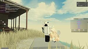 Blonde Woman In New Zealand Bent Over