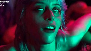 in this fetish scene, she worships big ass and sucks. muff diving, footjob, blowjob, kissing barefoot.