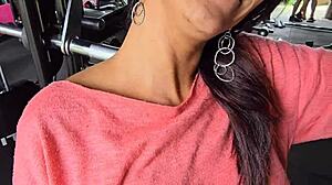 Hot Brunette Kel Macettare Fucked In Gym Condo