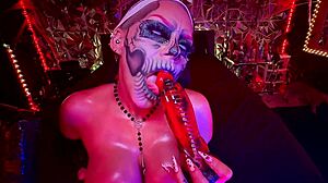 Sinister nun performs in Halloween hell