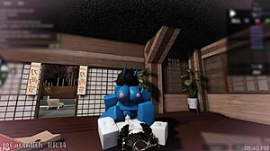 Demon Girl Rides Monster Cock Round 2