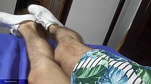 Alone in the cabin, my stepsister and I got excited and started touching