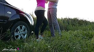 Horny Taxi Driver Fucks Blonde Babe Hard!