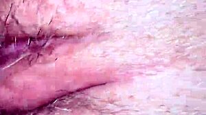 In this homemade amateur scene, she gives a blowjob leading to a creampie with toys involved