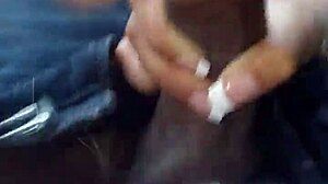 Amateur deepthroats monster big black cock in homemade oral sucking session