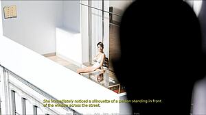 Jennifer's intense game session unfolds inside