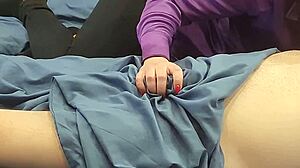 Stepmother punishes with finger in urethra and strapon in ass