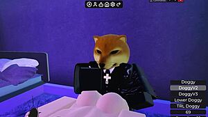 The king doggy god pounds the bunny girl neko goth mommy's pussy fiercely