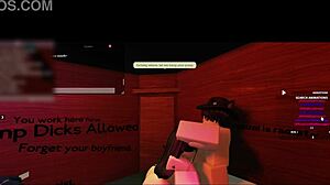 Roblox studio sex with friend, rough and intense