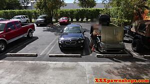 Amateur Babe Pawns Her Car And Pussy For Hidden Cam Blowjob And Facial