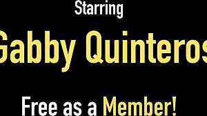 i'm brunette gabby quinteros rubbing my huge pussy lips with dirty talk