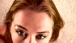 Look at this cute blonde taking a monster cock bent over with a huge facial in POV!