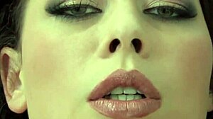 Brunette Milf Masturbates In Black Stockings With Anal Finger