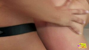 Blonde licks brunette's pussy in heels and shoes.