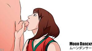 Uraraka Sucking His Cock in POV ASMR