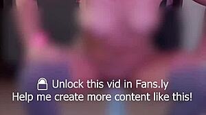 Filipina neighbor masturbates during homemade fitness workout