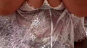 Watch this curvy BBW enjoy fruit fetish fun