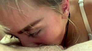 On holiday with stepcousin in the same room, rough fucking and gagging ensues.