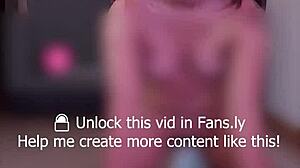 Filipina neighbor masturbates during homemade fitness workout