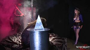 WhornyFilms police officer in hardcore threesome with masked guy.