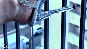 pleaser shoes for jerking off fetish