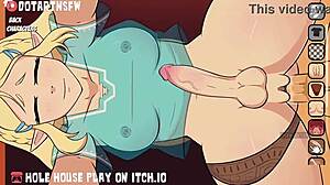 Futanari Futa Doggy Style Cumshot Scene