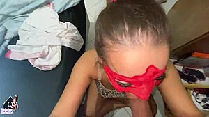 Hot Girl Drinks All Guys' Cum In Oral