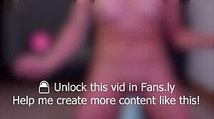 Filipina neighbor masturbates during homemade fitness workout