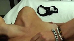 Italian Girl In Sexy Lingerie Sucks Ass During Wild Sex.