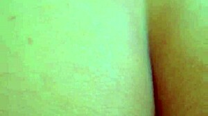 Desi Beauty's Glass Dildo Close-Up Masturbation on Shaved Pussy