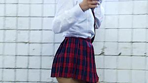 Milf in outfit sucks and fucks hard