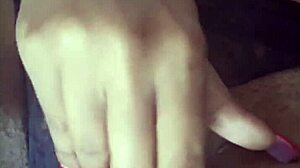 Ebony Beauty's Homemade Masturbation Session with Natural Tits