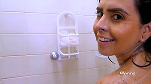 teen relaxes in bath thinking of you