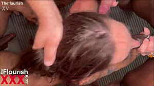 I experience Mandii Marie's first gangbang with DVP and DP