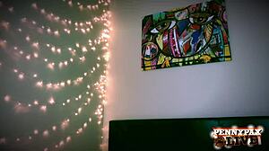 Sultry redhead penny pax practices her deep throat skills with teasing flair