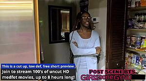 student interns giggle during backstage tickling and humiliation