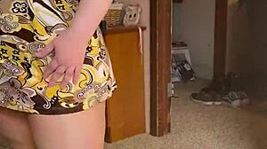 Joan Day Wears See Through Tights Flaunting Curvy Body