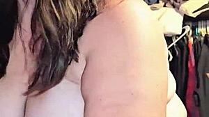 Hot milf whore cums hard