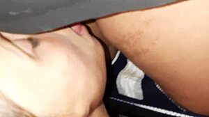 On our first day of dating i hotly fuck her mouth in an abandoned house - lesbian illusion girls