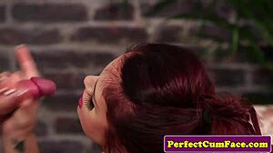 Bigtits Beauty Facialized By Her Shrink In Stockings