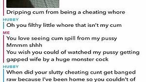 Sexting Husband While Cuckolding on Snapchat