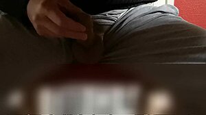 Girl Masturbates Under Desk While Spying On Cock Creampie!