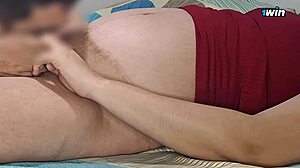 Married Milf Blows Cuckold Bareback Almost Caught By Son.