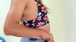 Transexual Deportiva Shows Off Rich Senos In Crossdressing Action