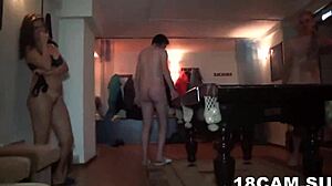 Russian Girl Anastasiya Feels Intense Passion In Blowjob Casting Orgy