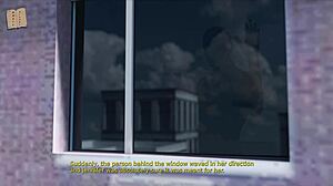 Jennifer's intense game session unfolds inside